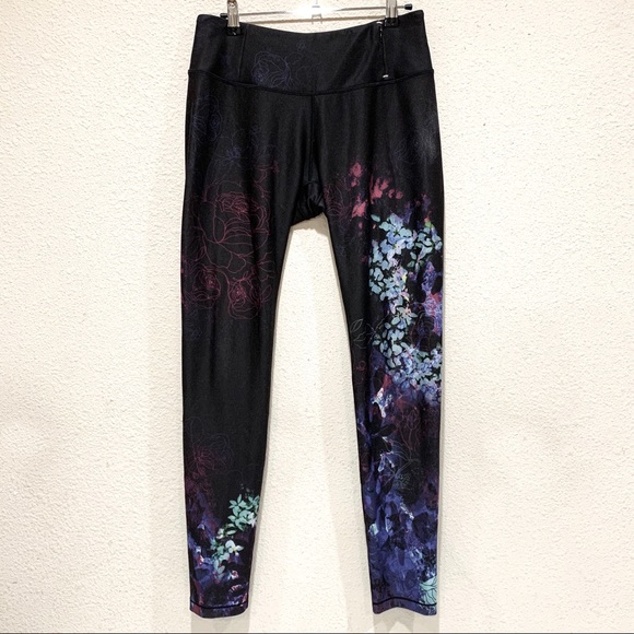 CALIA by Carrie Underwood Pants - CALIA Waist Pocket Floral Prints Legging (M)